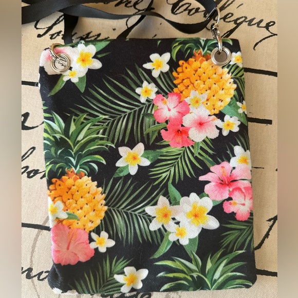 Robin Ruth Aloha Hawaii Rainbow Zipper Crossbody Bag Purse - Picture 3 of 5